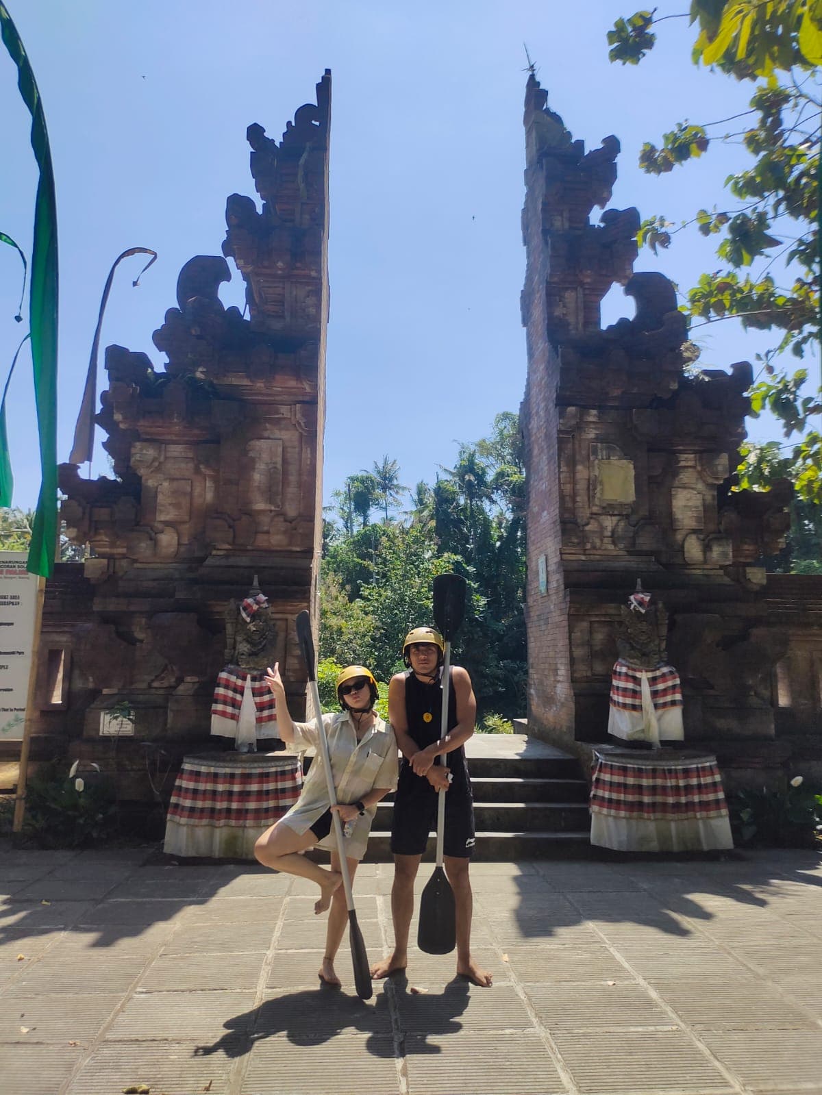Brenda and Marck exploring Bali together